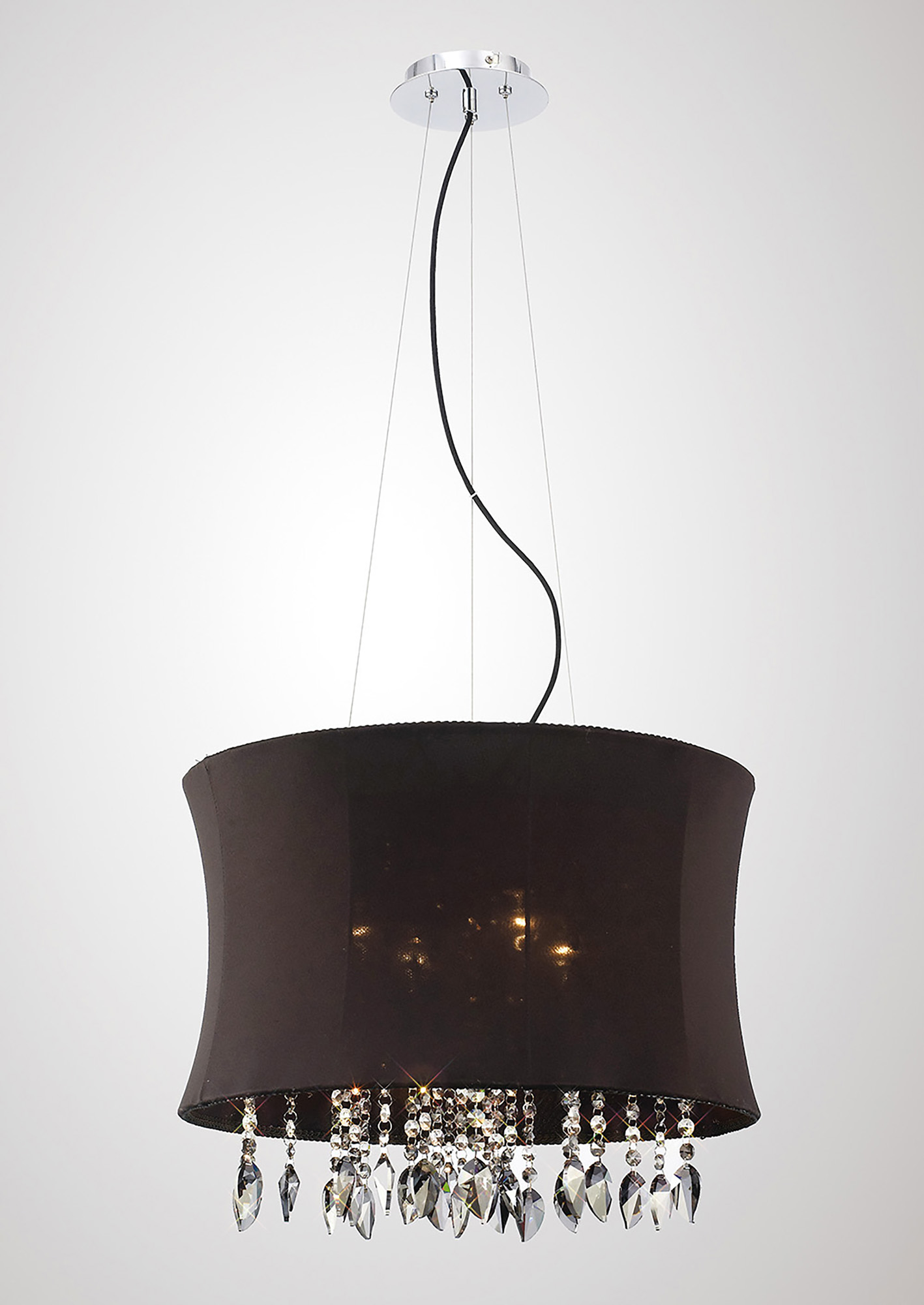 Niki Crystal Ceiling Lights Diyas Single Crystal Pendants Niki Crystal Ceiling Lights Diyas Single Crystal Pendants